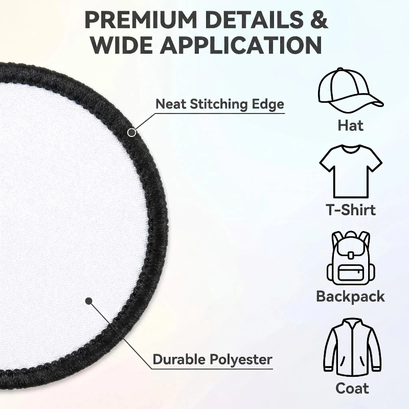 40 PCs Sublimation Patches Clo - Hat Sublimation Blank recension och pris