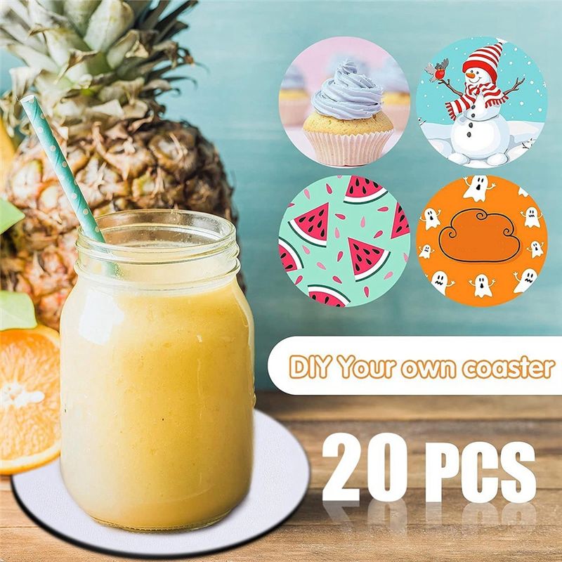 AB46-Sublimation Blank Coaster - Coaster Sublimation Blank recension och pris