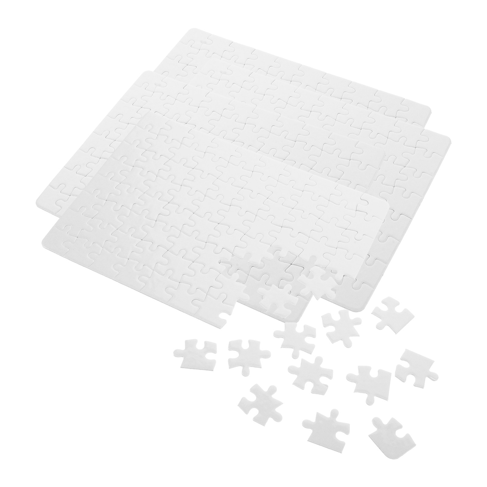 4Sheets Blank Puzzle Pieces Cr - Puzzle Blank White recension och pris