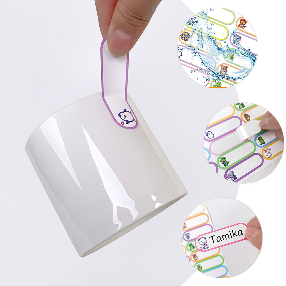 10 Sheets Writable Name Tag St - Water Bottle Blank recension och pris