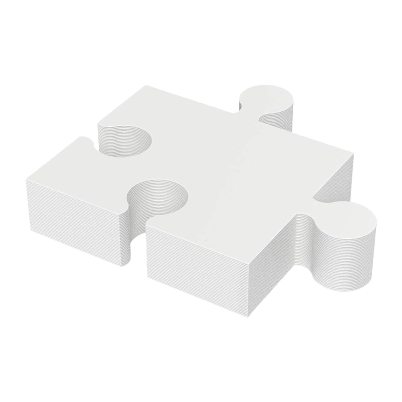 30Pcs Blank Puzzle Pieces Draw - Puzzle Blank White recension och pris