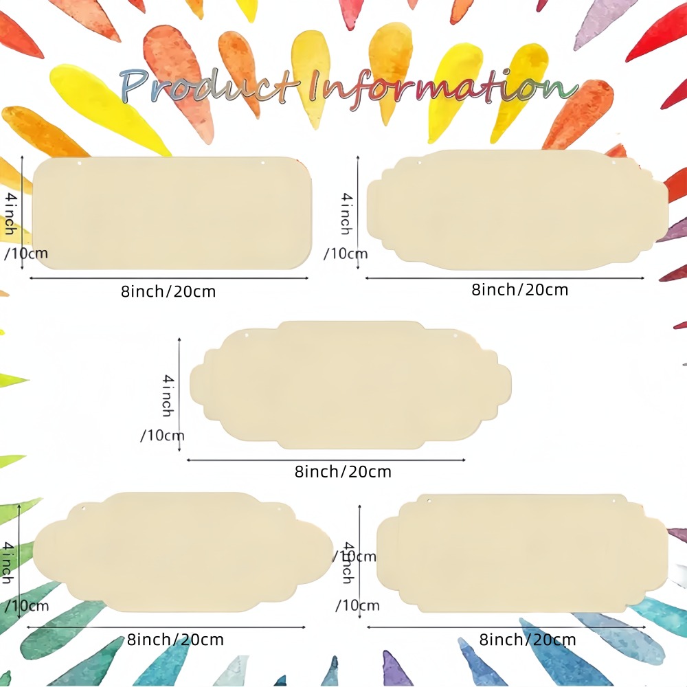 Blank Rectangle Oval Hanging W - Yard Sign Blank recension och pris