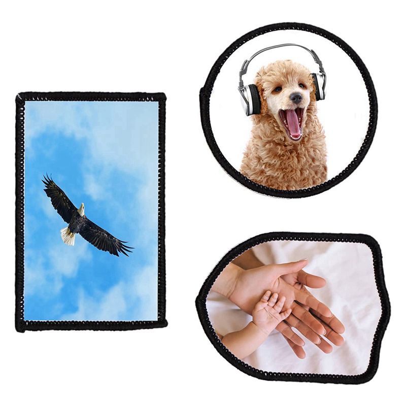 AEF6-72Pcs Sublimation Patch B - Hat Sublimation Blank recension och pris