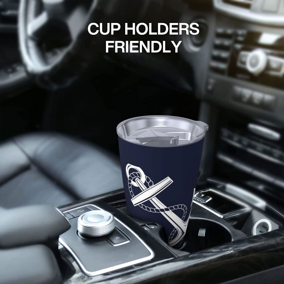Anchor Nautical White & Navy S - Tumbler 20Oz White recension och pris