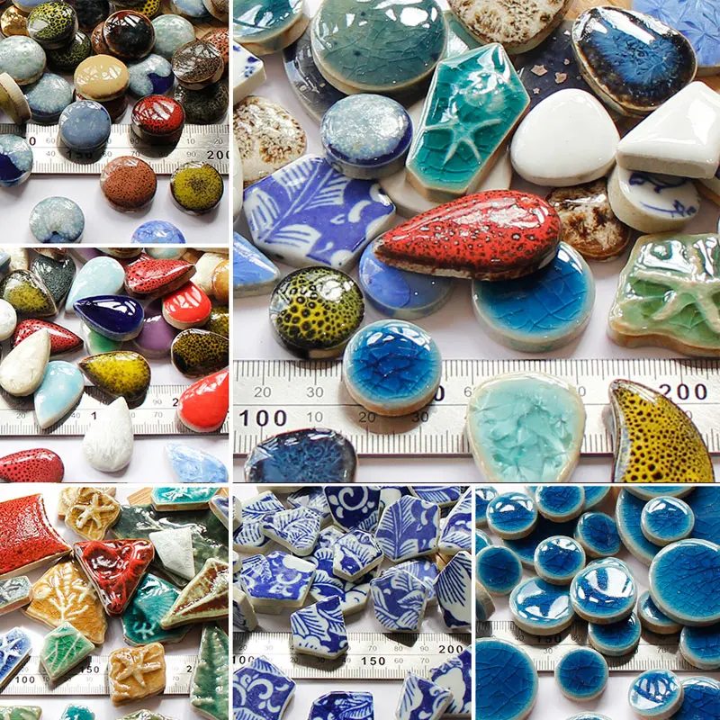 100g Oval Ceramic Mosaic Tiles - Ceramic Tile Blank recension och pris