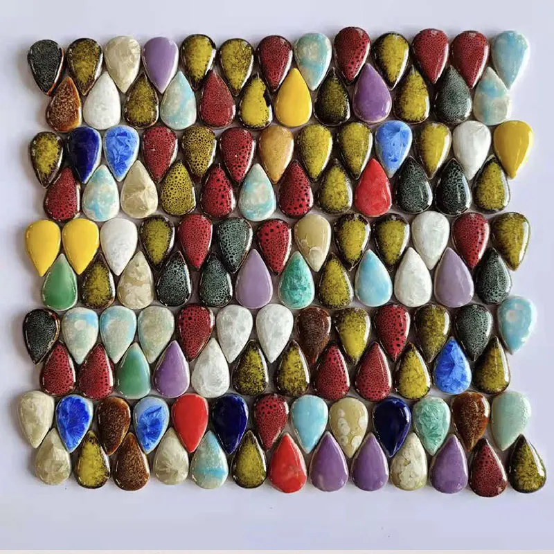 100g Oval Ceramic Mosaic Tiles - Ceramic Tile Blank recension och pris